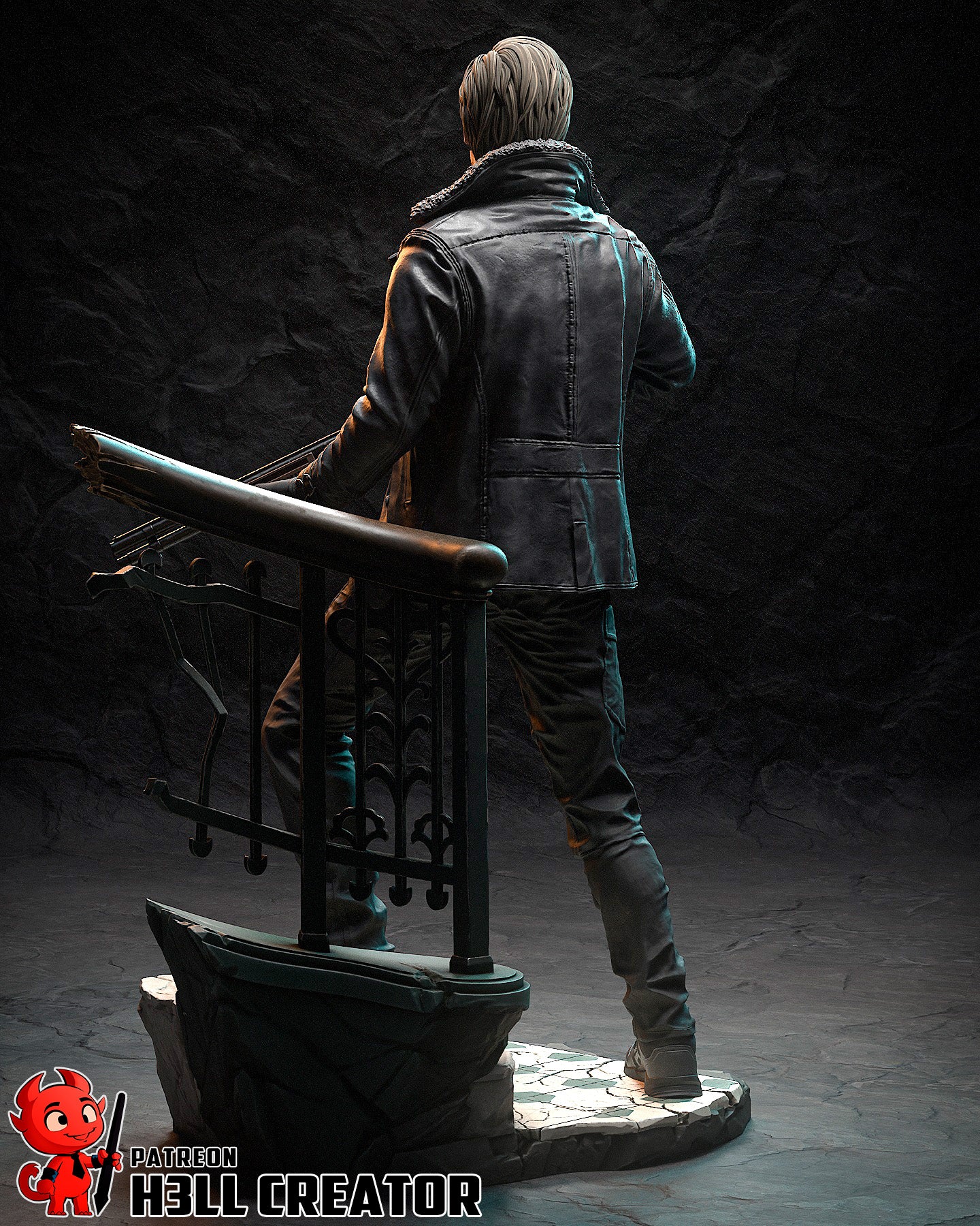 Leon - RE: Requiem | 3D Printed Resin Model | Unpainted or Hand-Painted
