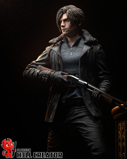 Leon - RE: Requiem | 3D Printed Resin Model | Unpainted or Hand-Painted