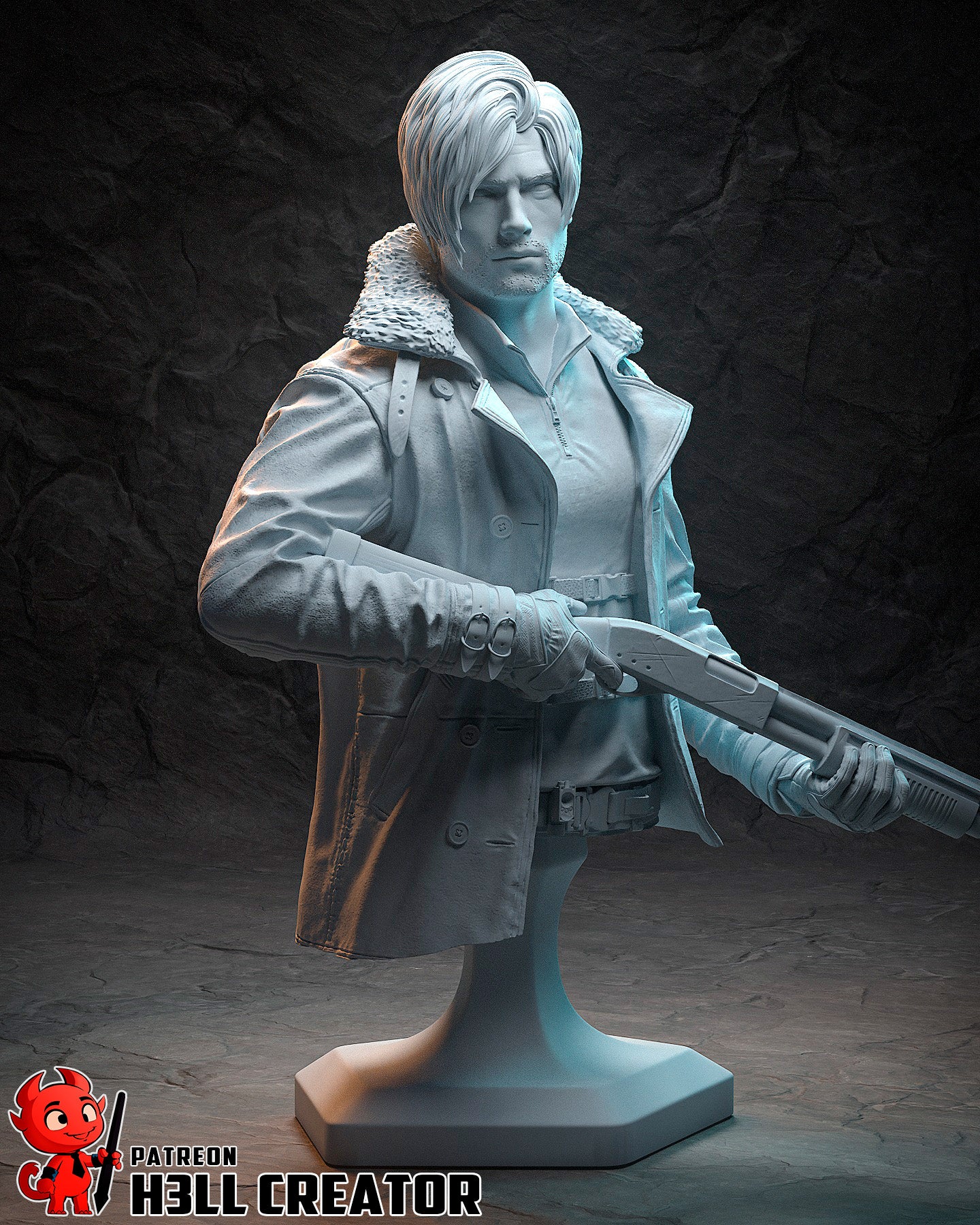 Leon - RE: Requiem | 3D Printed Resin Model | Unpainted or Hand-Painted