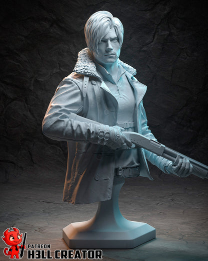 Leon - RE: Requiem | 3D Printed Resin Model | Unpainted or Hand-Painted