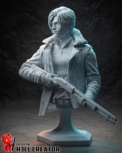 Leon - RE: Requiem | 3D Printed Resin Model | Unpainted or Hand-Painted