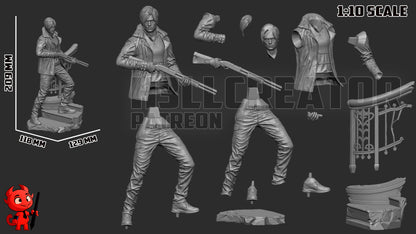 Leon - RE: Requiem | 3D Printed Resin Model | Unpainted or Hand-Painted