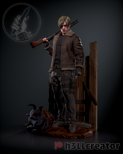 Leon | 3D Printed Resin Model | Unpainted or Hand-Painted