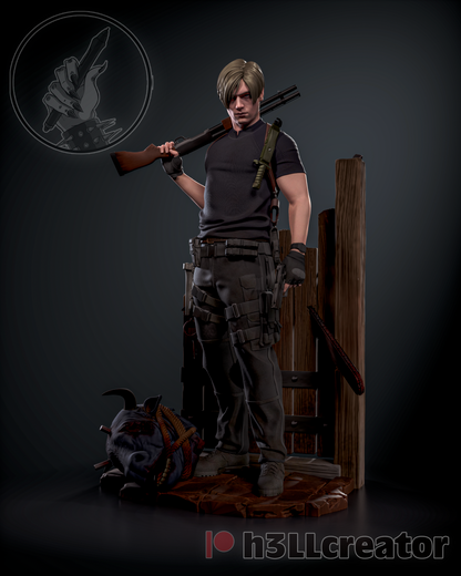 Leon | 3D Printed Resin Model | Unpainted or Hand-Painted