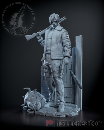 Leon | 3D Printed Resin Model | Unpainted or Hand-Painted