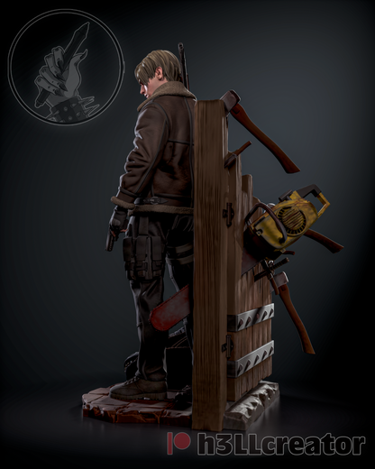 Leon | 3D Printed Resin Model | Unpainted or Hand-Painted