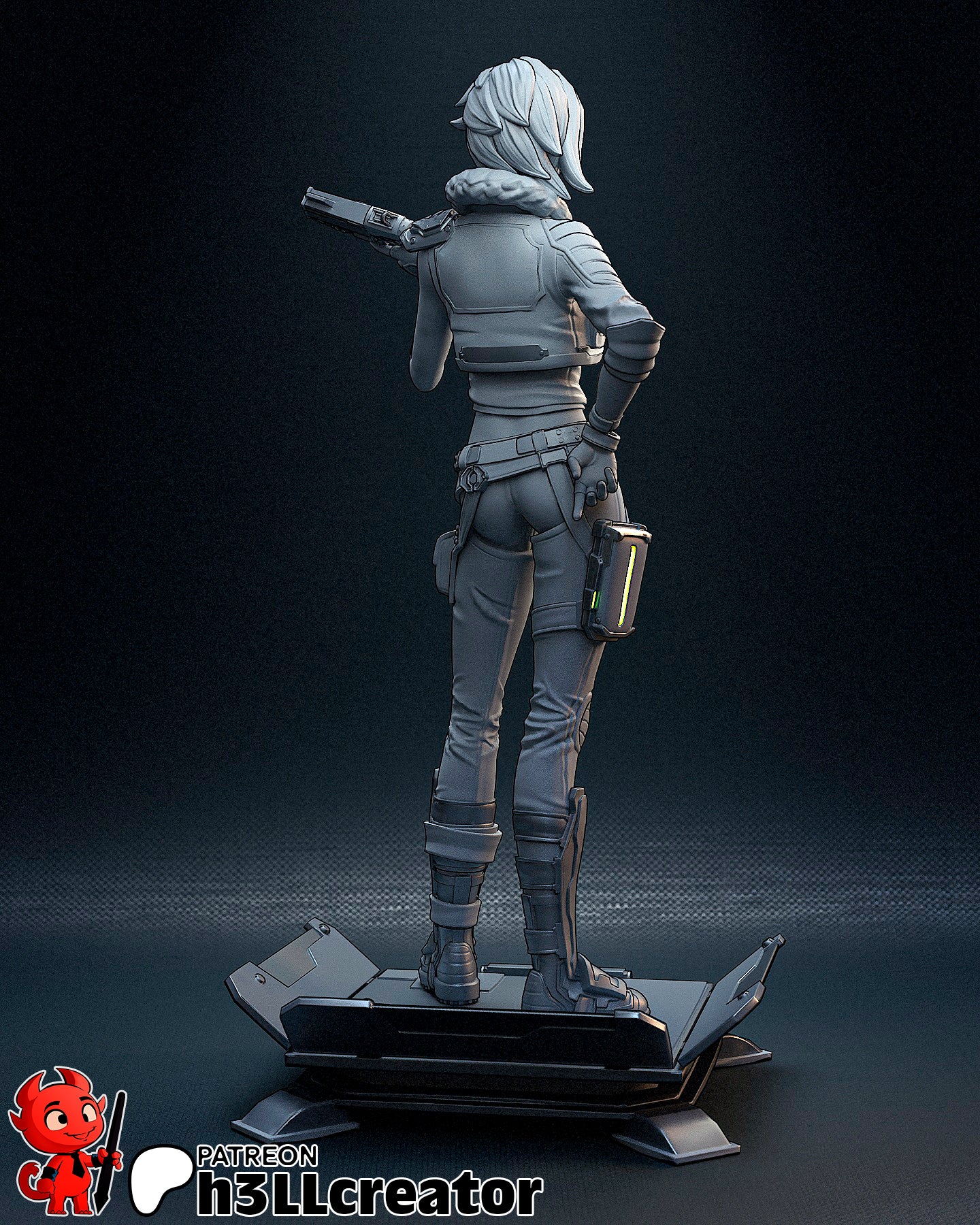 Lilith | 3D Printed Resin Model | Unpainted or Hand-Painted