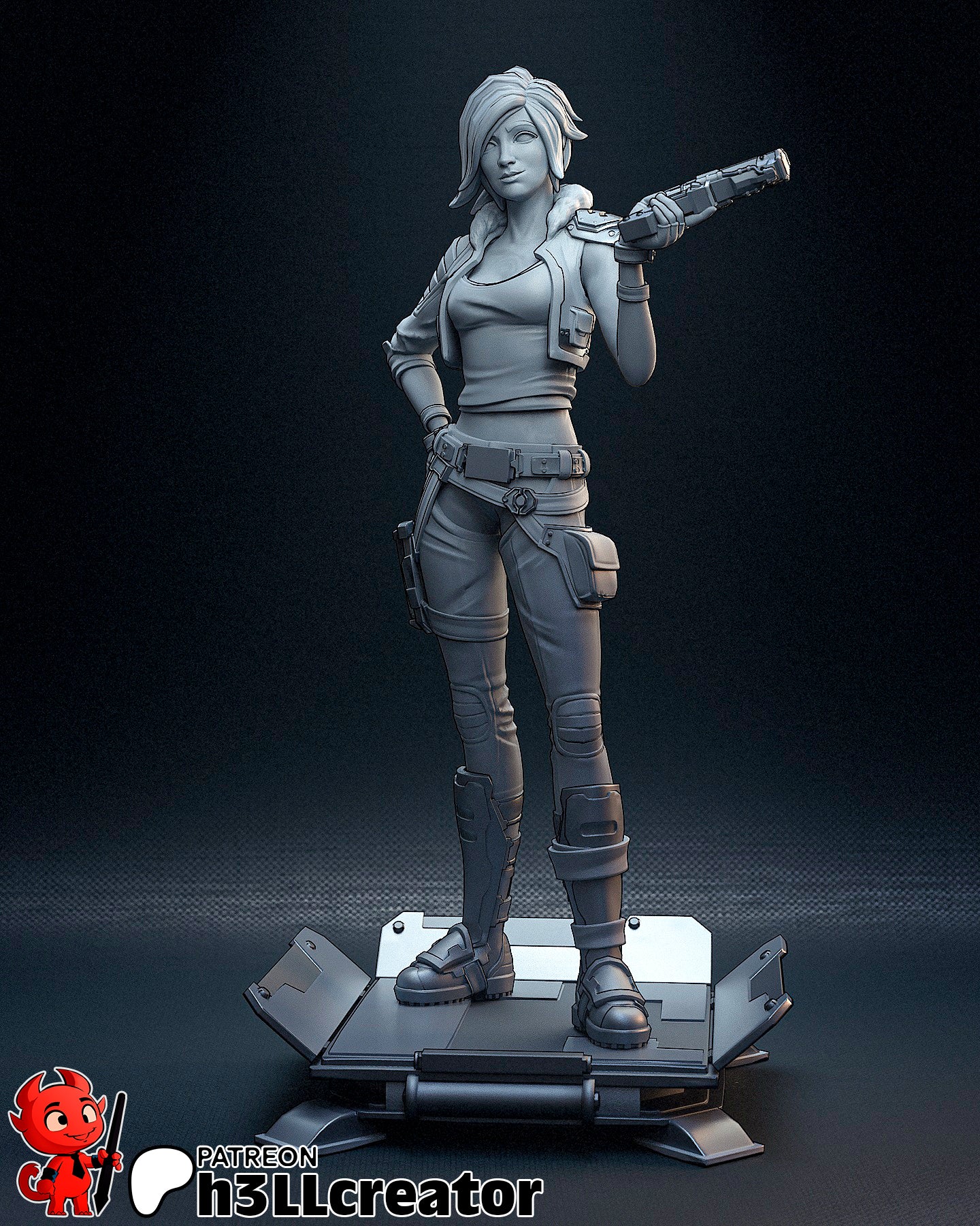 Lilith | 3D Printed Resin Model | Unpainted or Hand-Painted