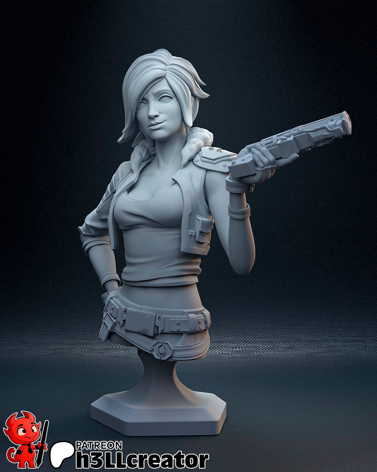 Lilith | 3D Printed Resin Model | Unpainted or Hand-Painted