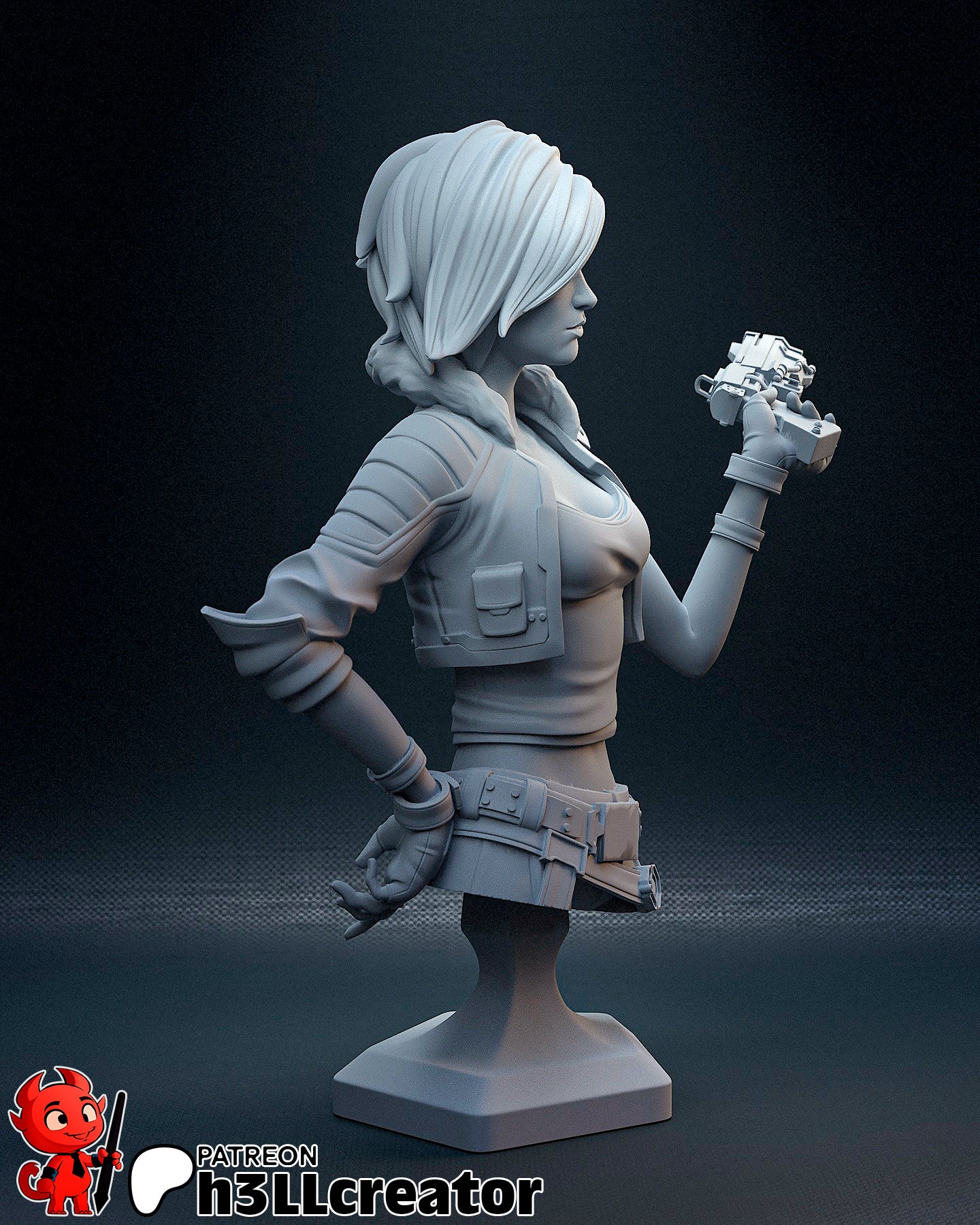 Lilith | 3D Printed Resin Model | Unpainted or Hand-Painted