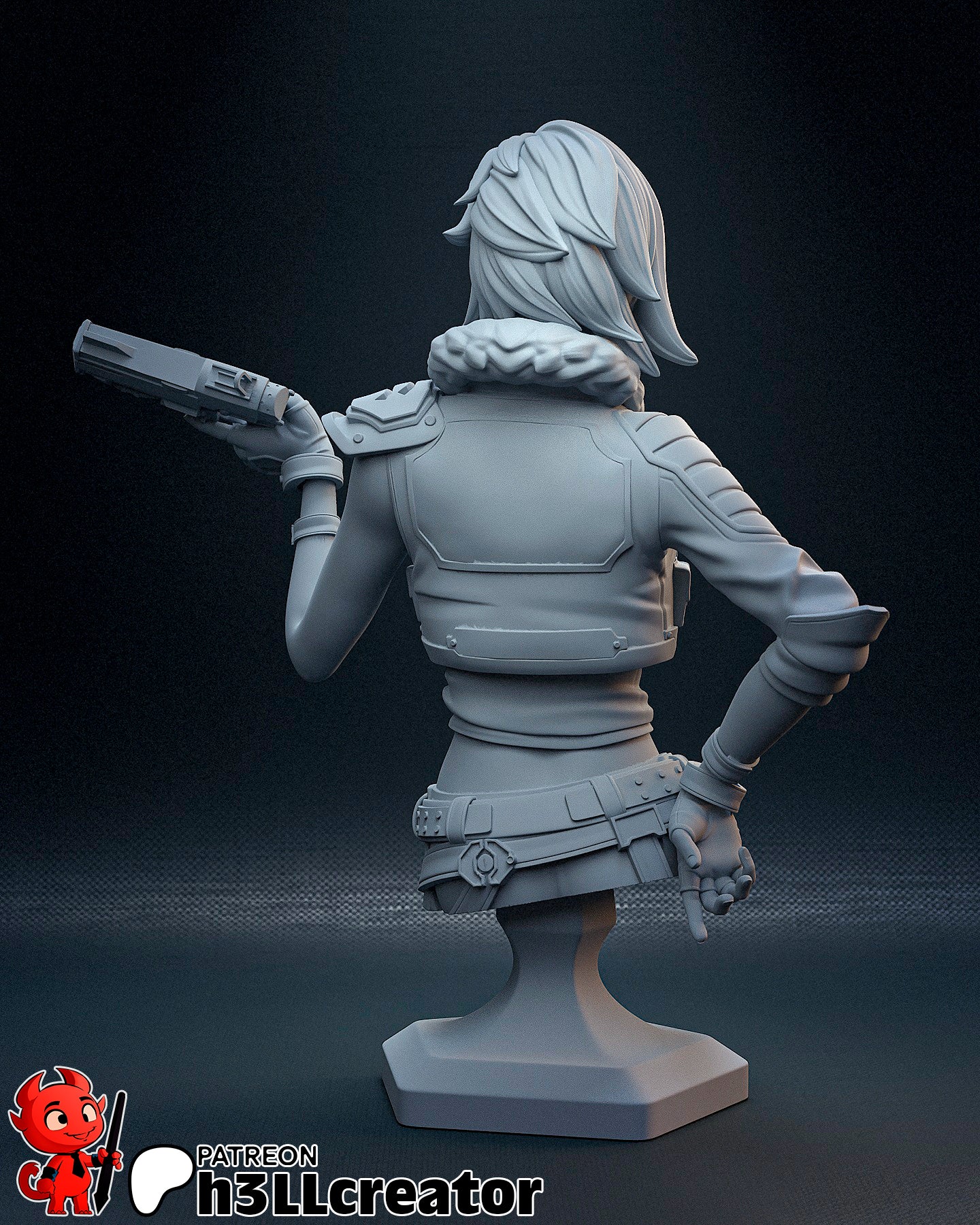 Lilith | 3D Printed Resin Model | Unpainted or Hand-Painted