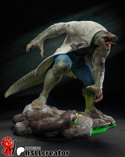 Lizard - Dr. Curtis Curt Connors | 3D Printed Resin Model | Unpainted or Hand-Painted