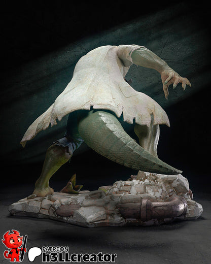 Lizard - Dr. Curtis Curt Connors | 3D Printed Resin Model | Unpainted or Hand-Painted