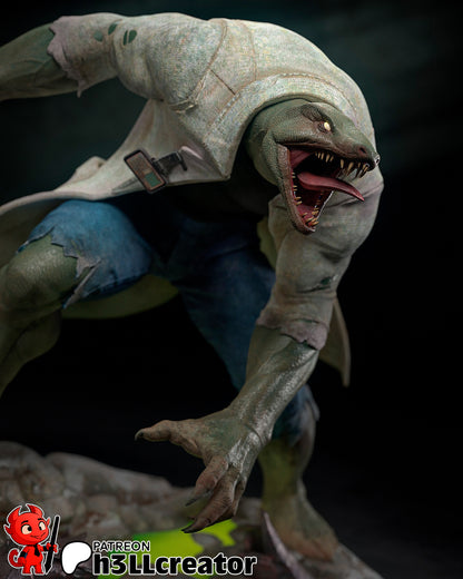Lizard - Dr. Curtis Curt Connors | 3D Printed Resin Model | Unpainted or Hand-Painted