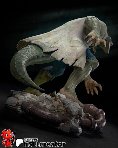 Lizard - Dr. Curtis Curt Connors | 3D Printed Resin Model | Unpainted or Hand-Painted