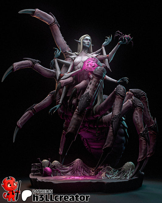 Lolth | 3D Printed Resin Model | Unpainted or Hand-Painted