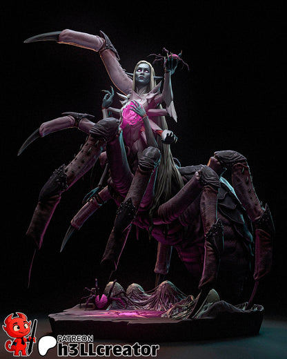 Lolth | 3D Printed Resin Model | Unpainted or Hand-Painted