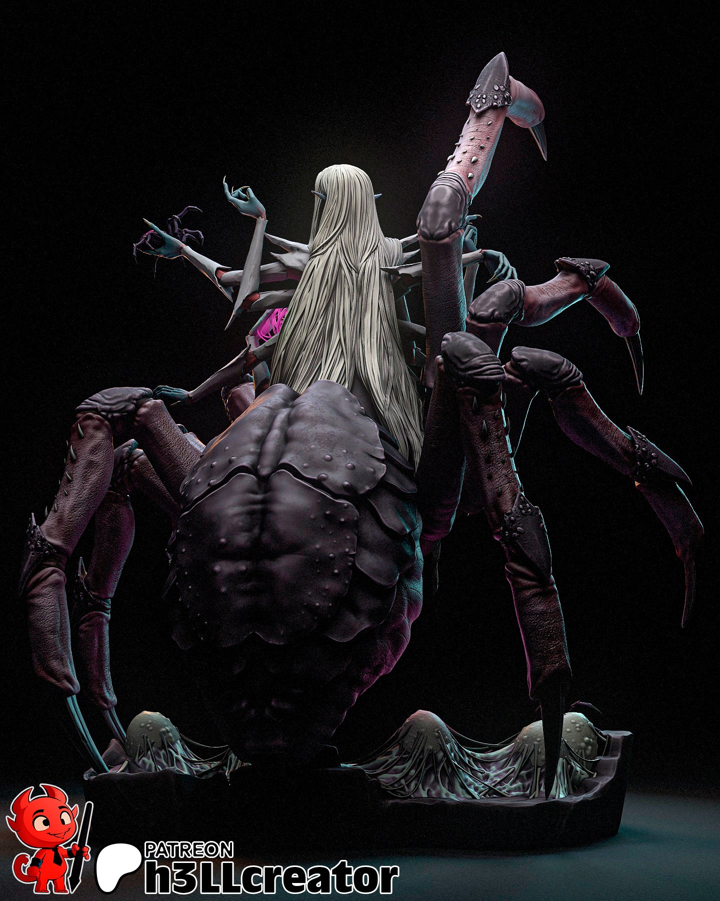 Lolth | 3D Printed Resin Model | Unpainted or Hand-Painted