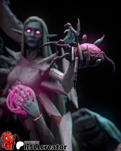 Lolth | 3D Printed Resin Model | Unpainted or Hand-Painted