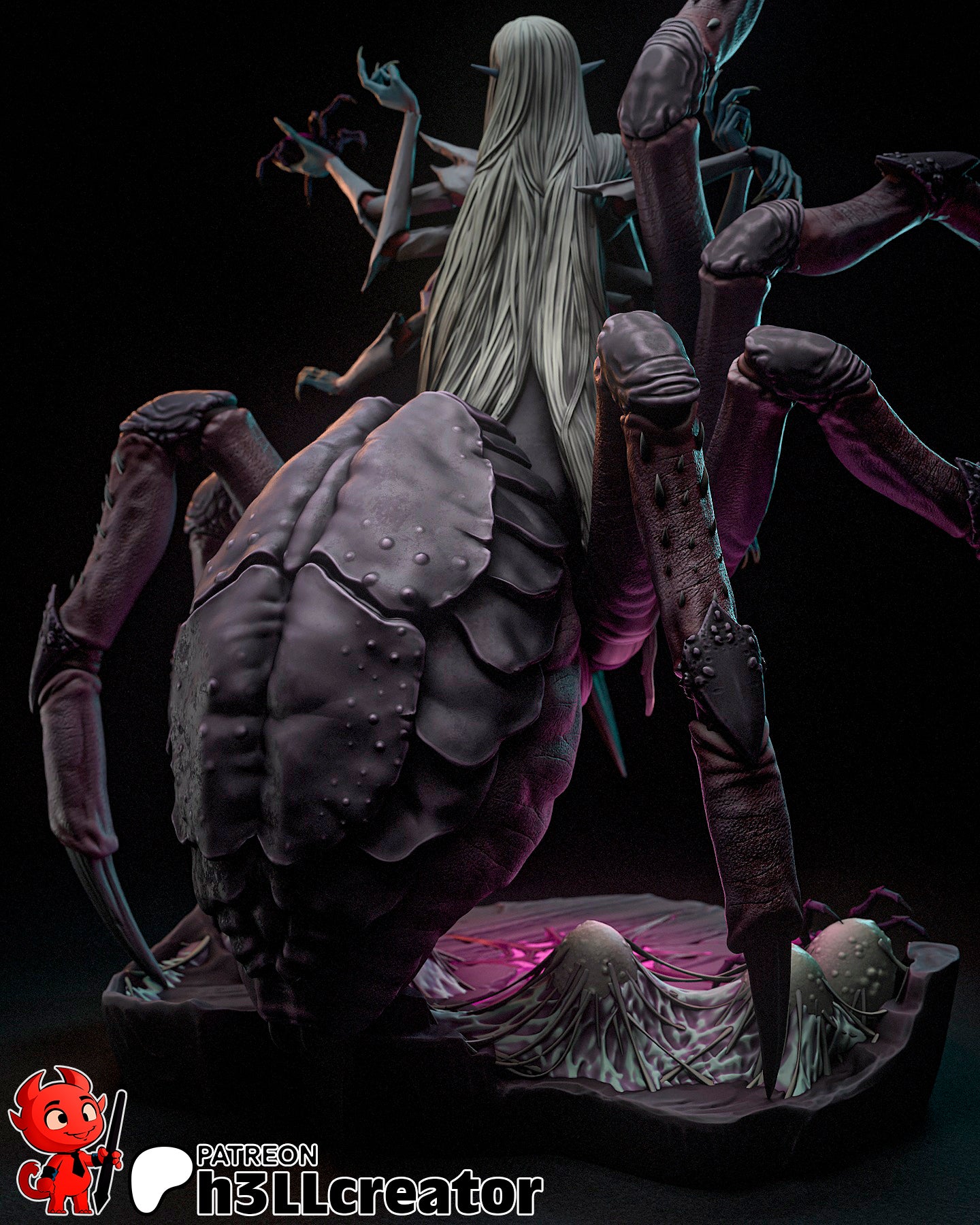 Lolth | 3D Printed Resin Model | Unpainted or Hand-Painted