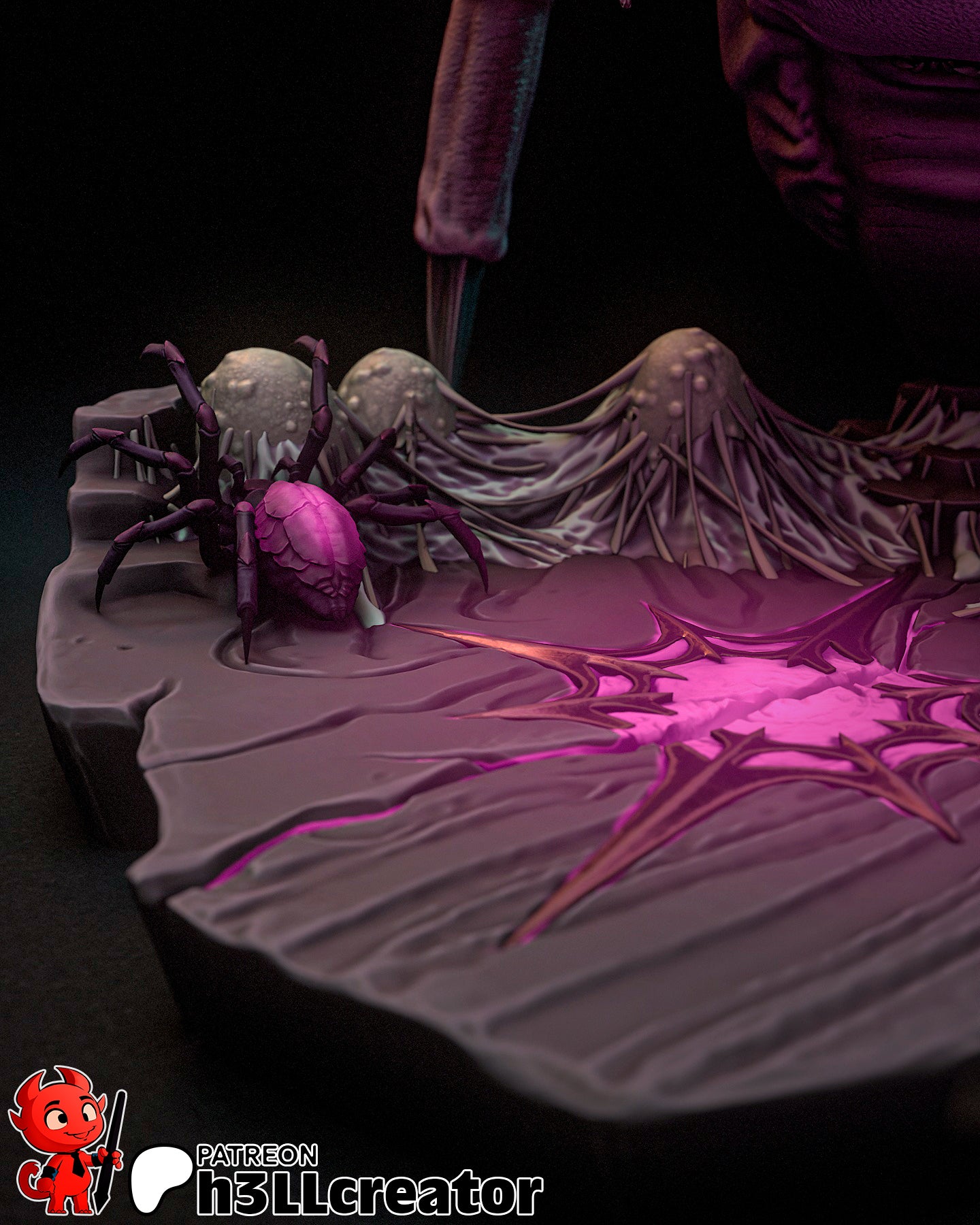 Lolth | 3D Printed Resin Model | Unpainted or Hand-Painted