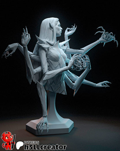 Lolth | 3D Printed Resin Model | Unpainted or Hand-Painted