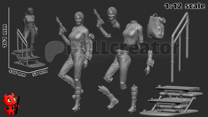 Lucy | 3D Printed Resin Model | Unpainted or Hand-Painted