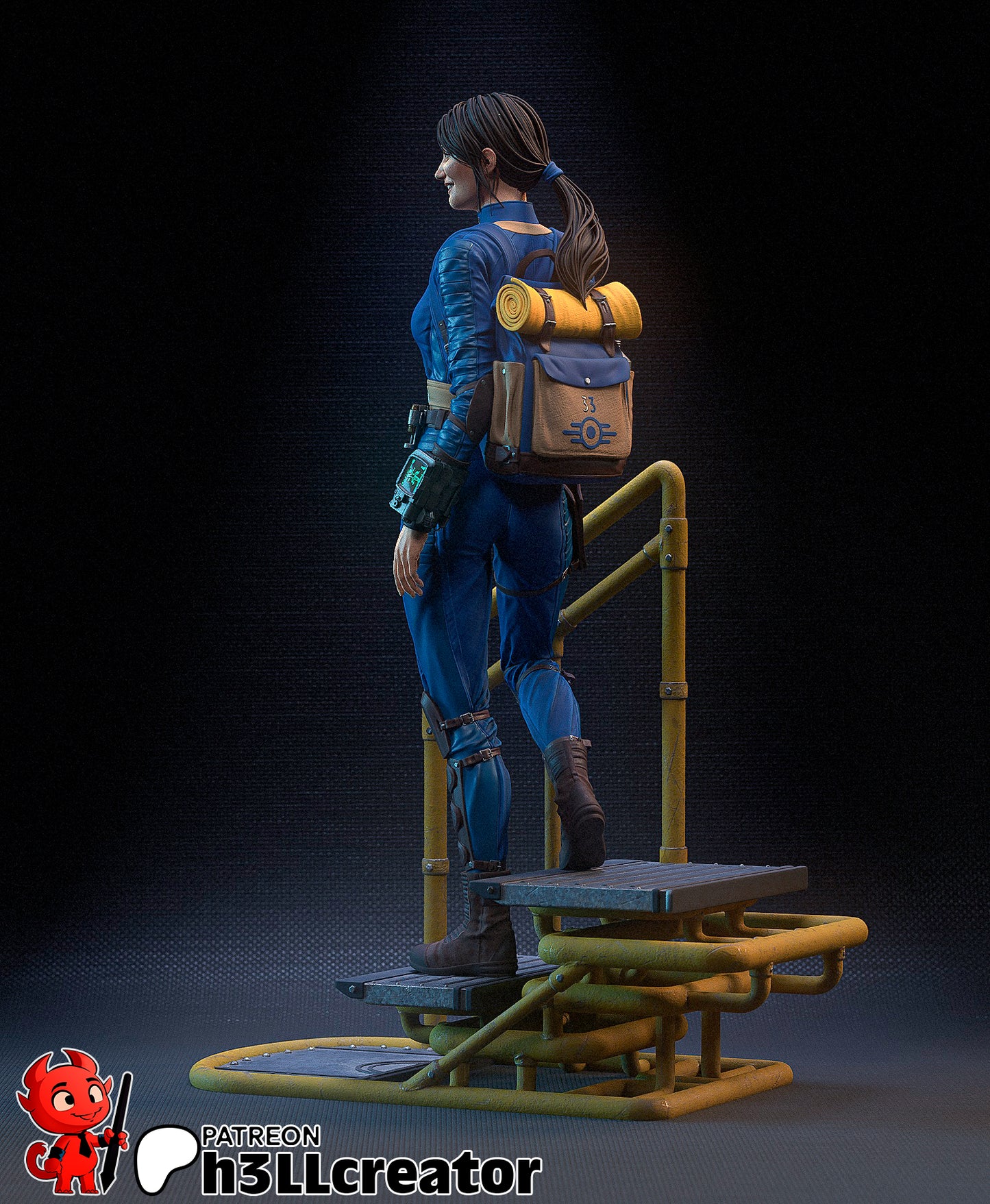 Lucy | 3D Printed Resin Model | Unpainted or Hand-Painted