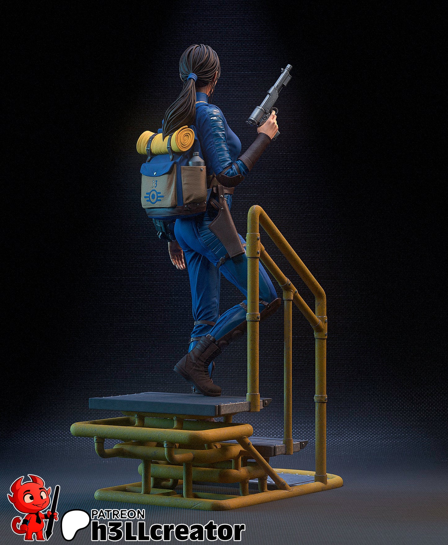 Lucy | 3D Printed Resin Model | Unpainted or Hand-Painted