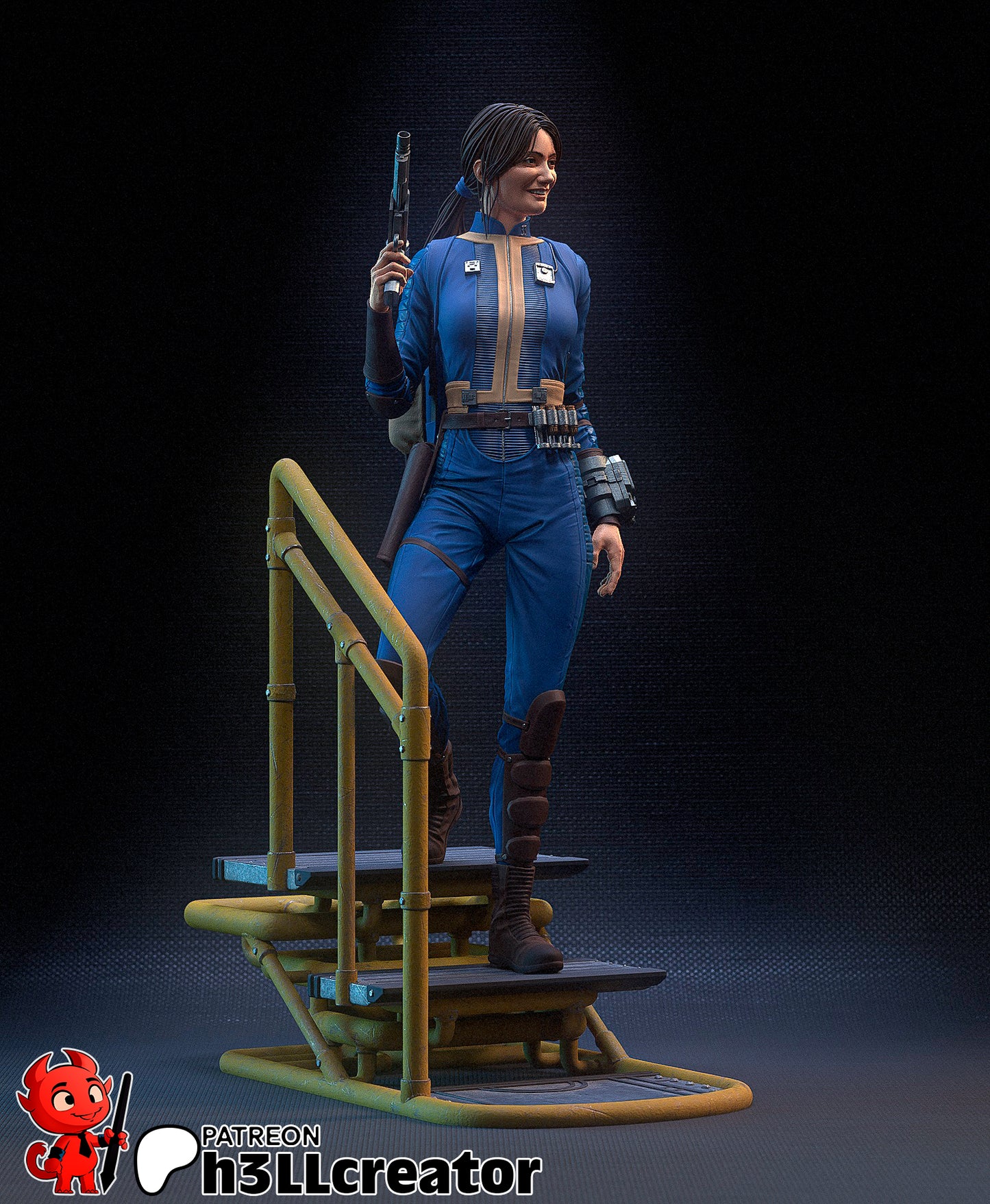 Lucy | 3D Printed Resin Model | Unpainted or Hand-Painted