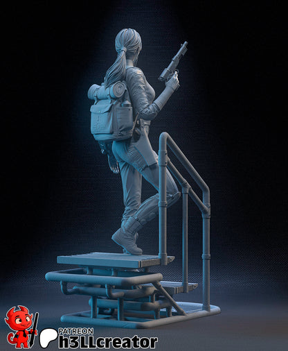 Lucy | 3D Printed Resin Model | Unpainted or Hand-Painted