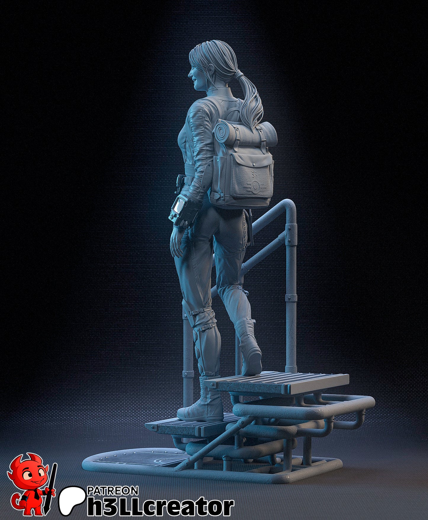 Lucy | 3D Printed Resin Model | Unpainted or Hand-Painted