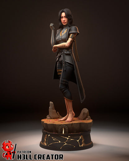 Lune | 3D Printed Resin Model | Unpainted or Hand-Painted
