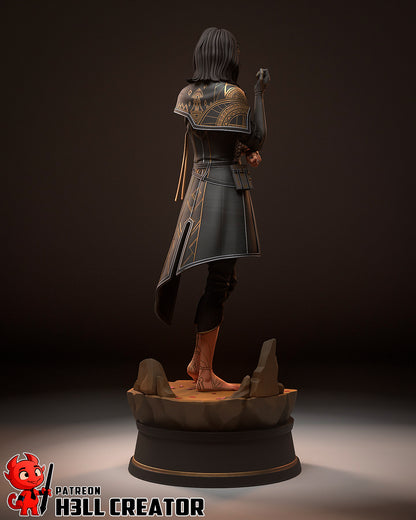 Lune | 3D Printed Resin Model | Unpainted or Hand-Painted
