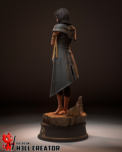 Lune | 3D Printed Resin Model | Unpainted or Hand-Painted