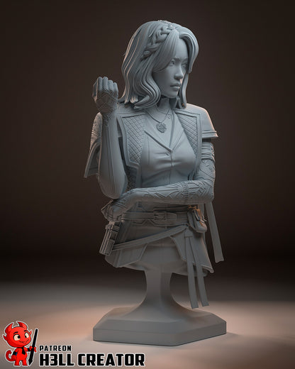 Lune | 3D Printed Resin Model | Unpainted or Hand-Painted