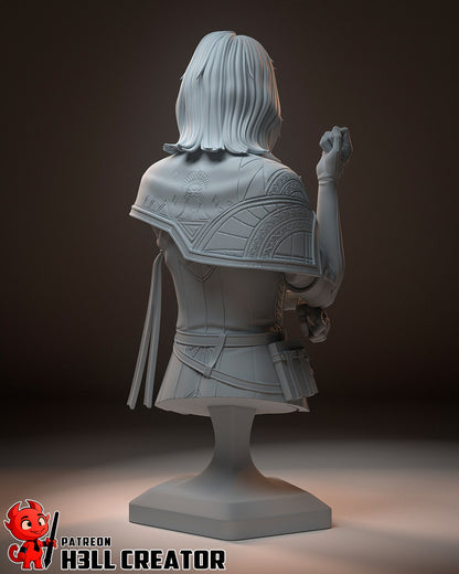Lune | 3D Printed Resin Model | Unpainted or Hand-Painted