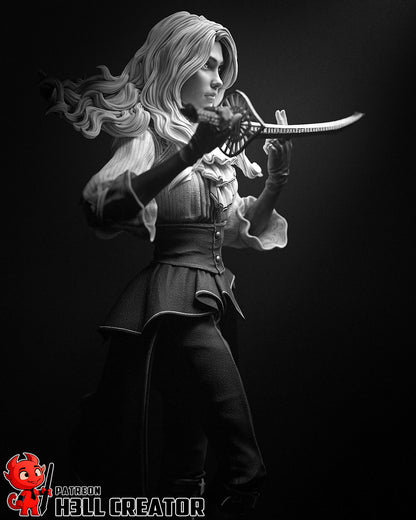 Maelle | 3D Printed Resin Model | Unpainted or Hand-Painted