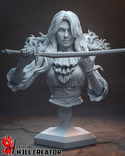 Maelle | 3D Printed Resin Model | Unpainted or Hand-Painted