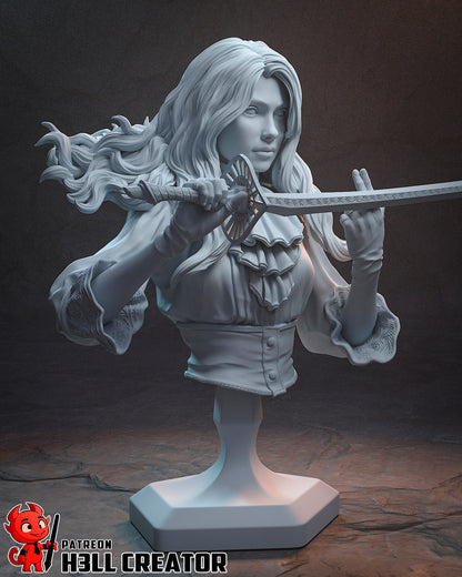 Maelle | 3D Printed Resin Model | Unpainted or Hand-Painted