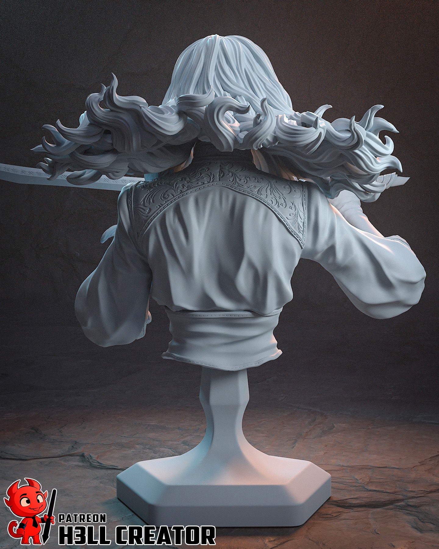 Maelle | 3D Printed Resin Model | Unpainted or Hand-Painted