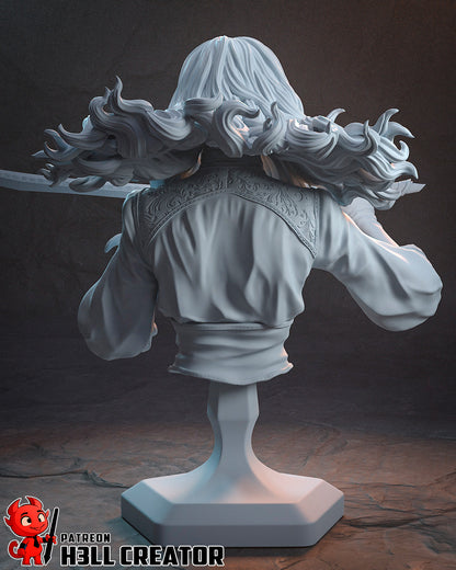 Maelle | 3D Printed Resin Model | Unpainted or Hand-Painted