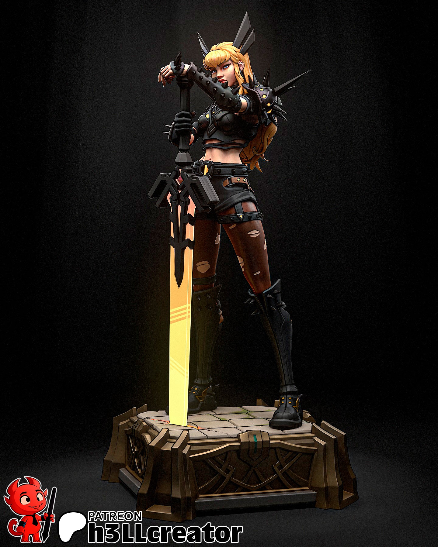Magik | 3D Printed Resin Model | Unpainted or Hand-Painted
