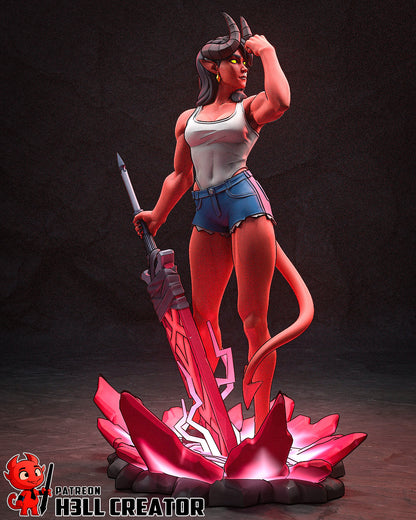 Malevola | 3D Printed Resin Model | Unpainted or Hand-Painted