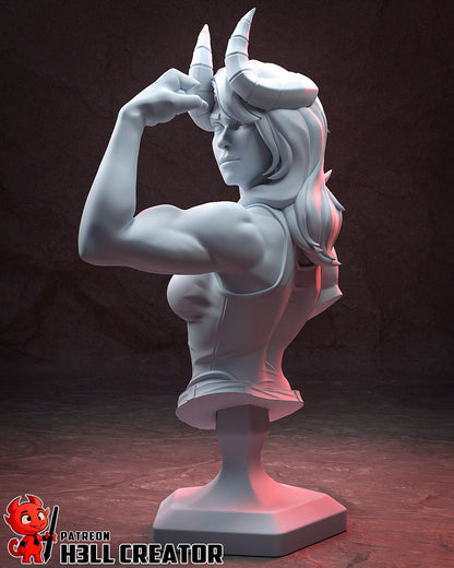 Malevola | 3D Printed Resin Model | Unpainted or Hand-Painted