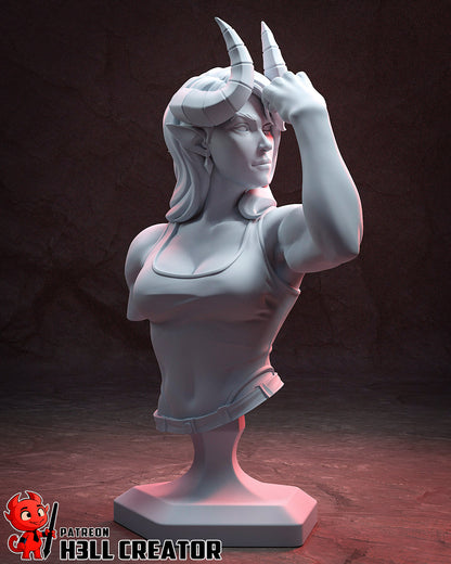 Malevola | 3D Printed Resin Model | Unpainted or Hand-Painted