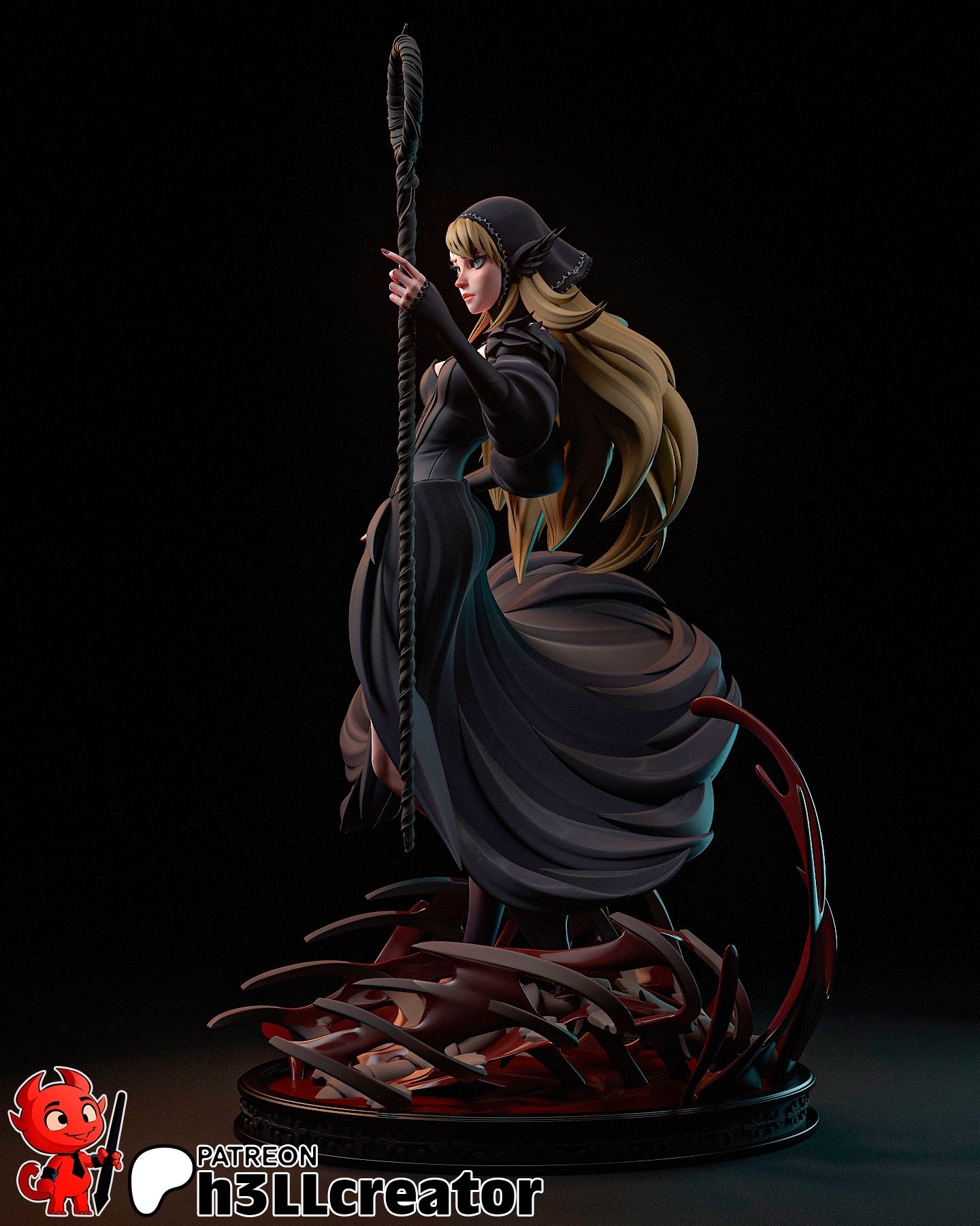 Marcille | 3D Printed Resin Model | Unpainted or Hand-Painted