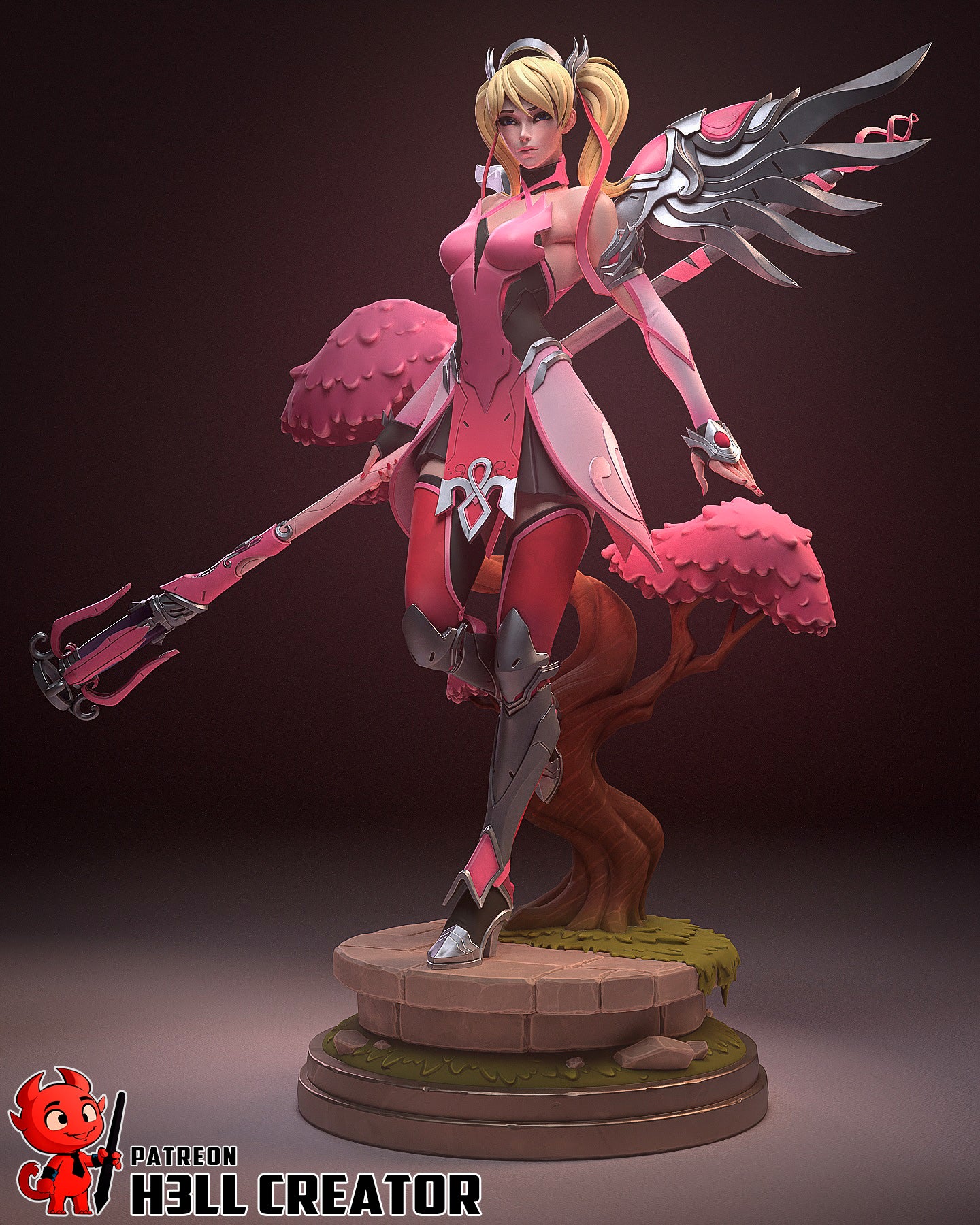 Mercy | 3D Printed Resin Model | Unpainted or Hand-Painted