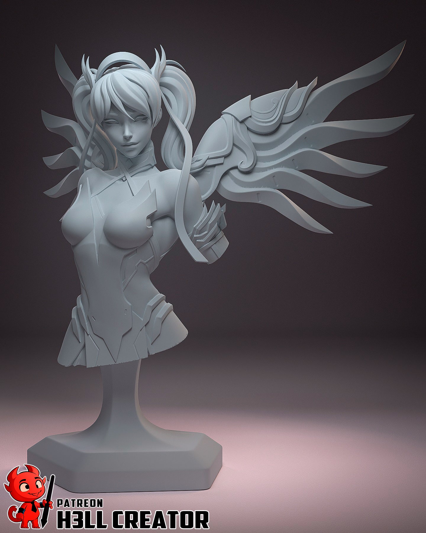 Mercy | 3D Printed Resin Model | Unpainted or Hand-Painted