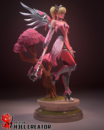 Mercy | 3D Printed Resin Model | Unpainted or Hand-Painted